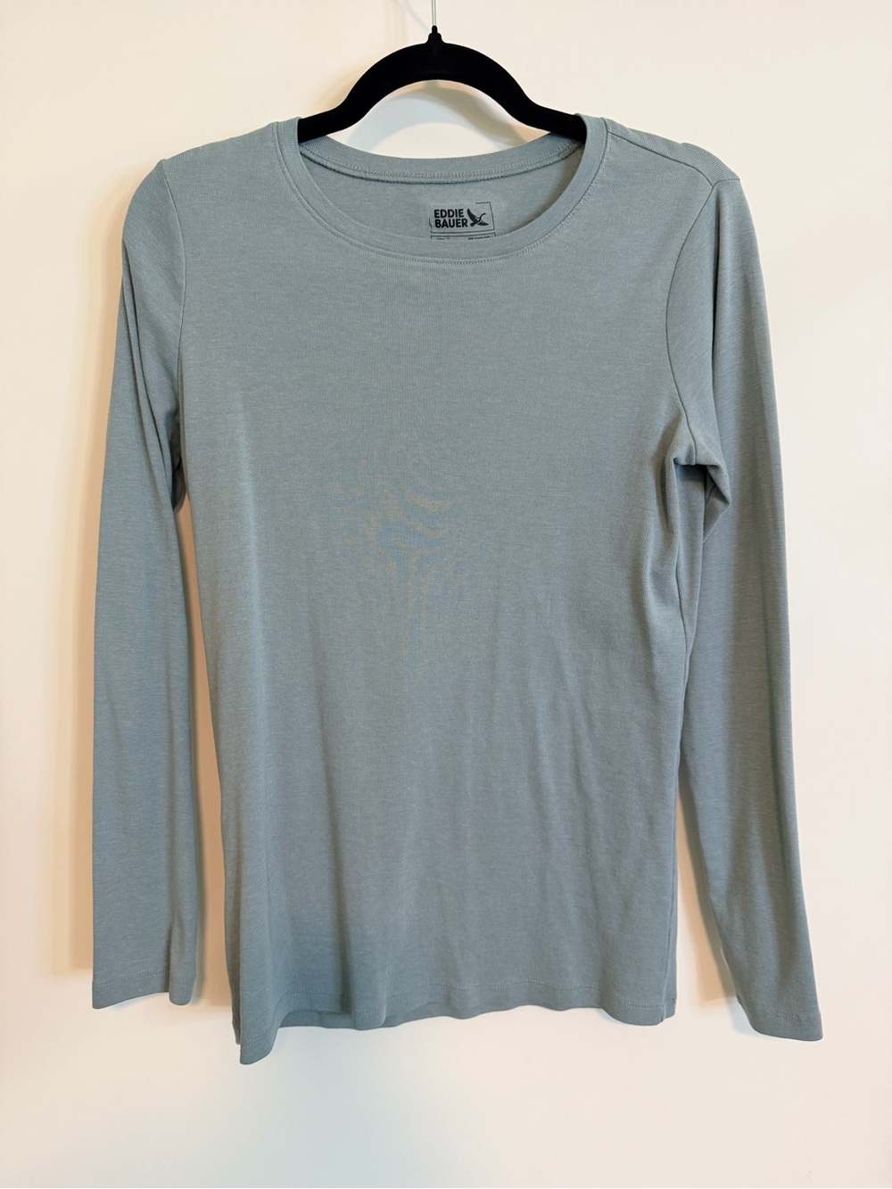 Eddie Bauer Lightweight Long Sleeve Crew Top - Sage